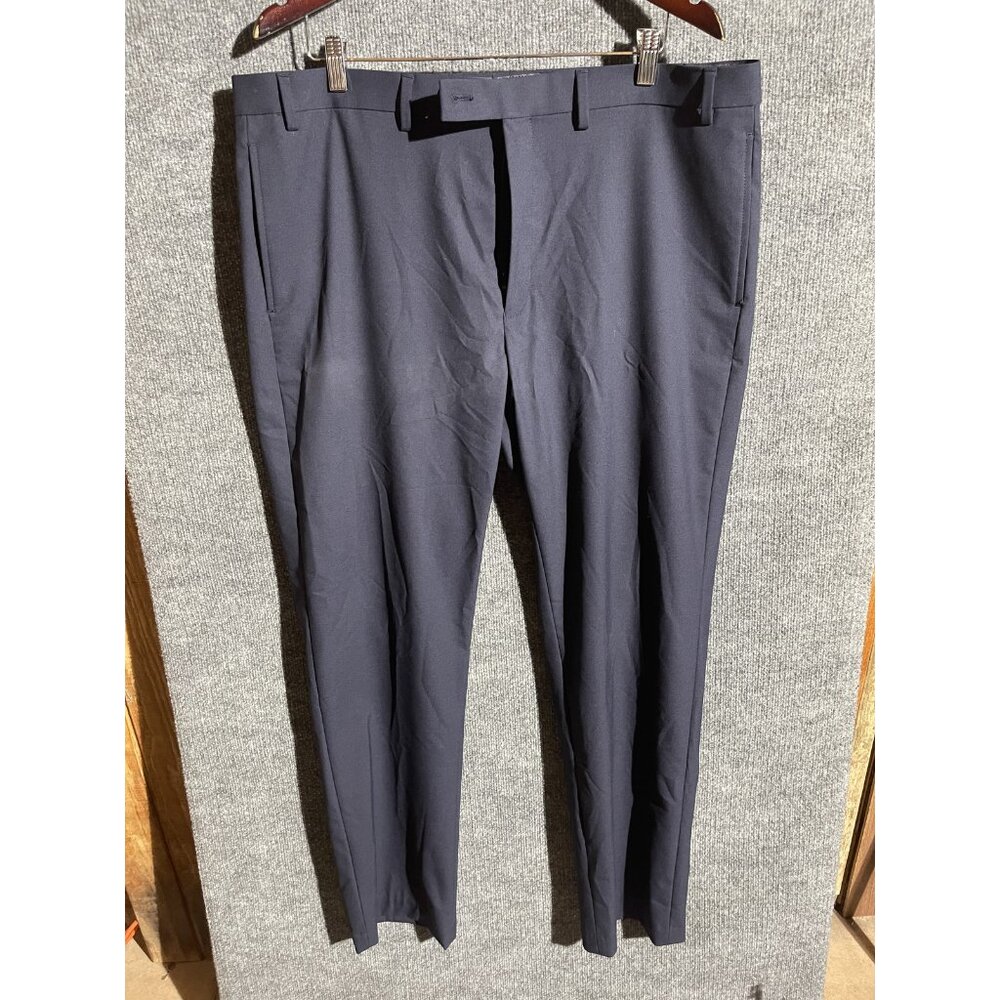 Lauren Ralph Lauren Dress Pants Mens 40x32 Blue Regular Fit Flat Front Stretch